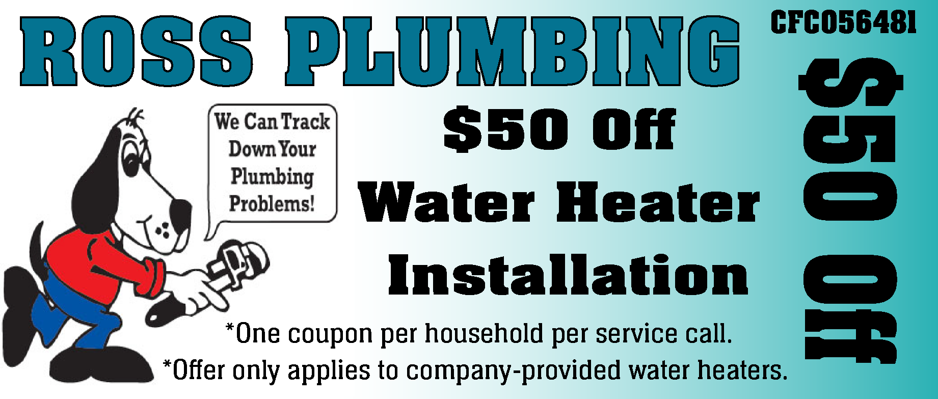 50 off water heater (WIP)